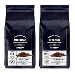 by Amazon Intenso Coffee Beans, light roast, 1kg (2 packs of 500 gms) - Rainforest Alliance Certified
