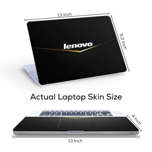 Image of Pattern L10 Top+Wrist Pad Vinyl Laptop Skin /Sticker /Cover for 13 to 13.3 Inches Laptops Laminated-Removable-HD Quality Compatible for Lenovo (13x9.2 Inches)
