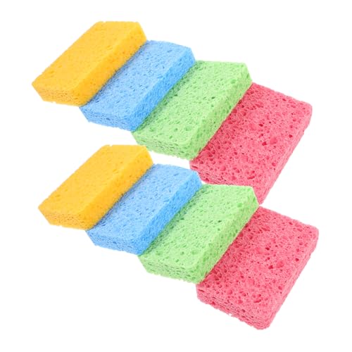 STOBAZA Pcs Dish Cleaning Sponge Scrub Sponge Pad Reusable Scrubber for Dish Cleaning Pot