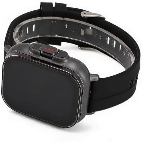Dpofirs Smart Watch with Earbuds, Reloj Con Audifonos Incluidos Adentro, 2.01 Inch Screen Silicone Band Smartwatch Headset Fitness Watch for iOS for Android Black