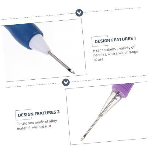 Ensemble d'outils de couture léger et aiguille punch needle - 2