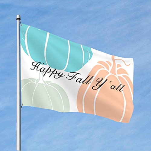 Happy Fall Y'All drapeau automne xl pour habiller la chambre d'étudiant ou le salon des copains