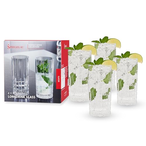 Encontraproduto.com.br - Conjunto de 4 Copos Alto em Vidro Perfect Serve 350ml Spiegelau