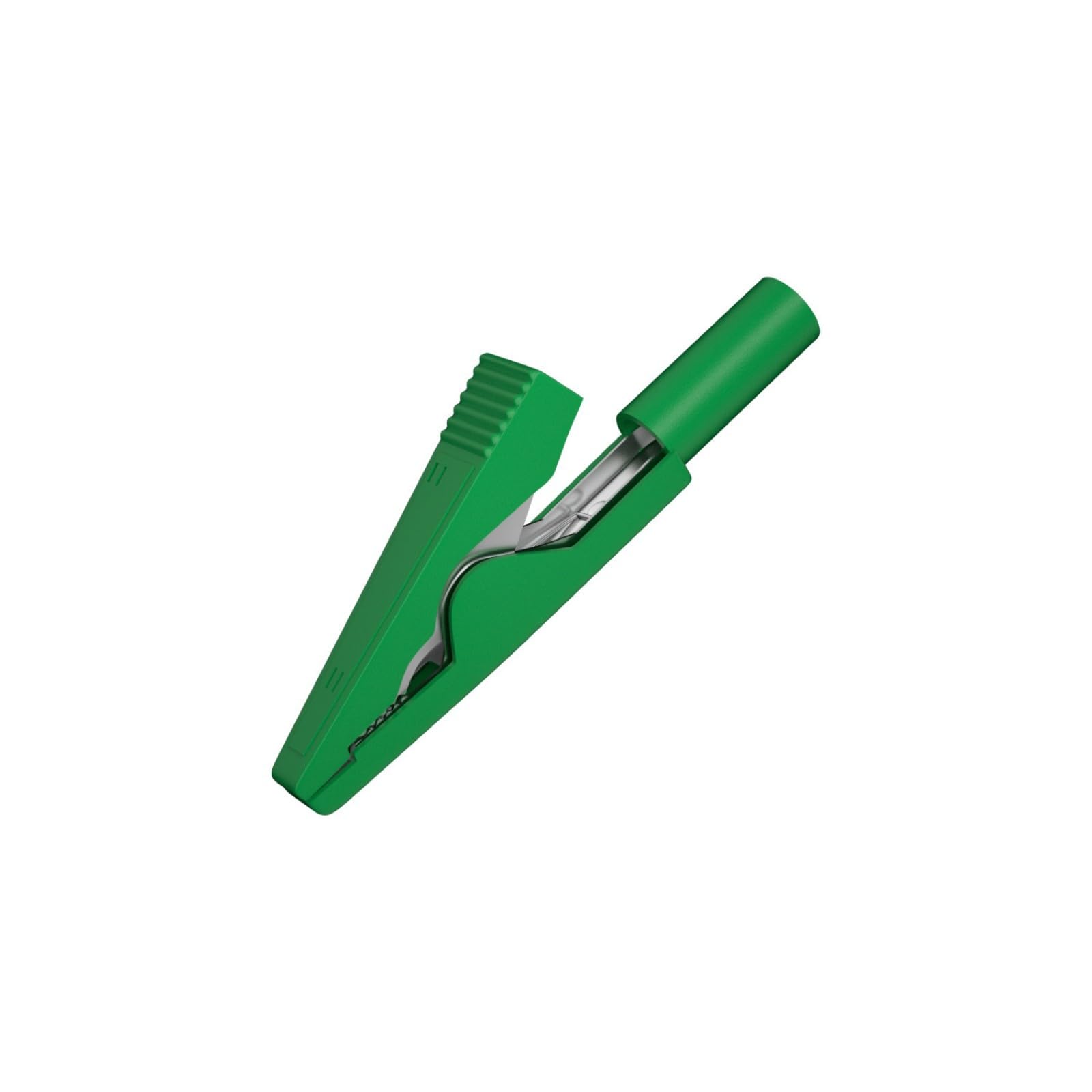 Woedpez Green 2Mm 10A Insulated Copper Clips High-Temp For Lab/Industrial Testing & Banana Plugs Secure Grip Clips
