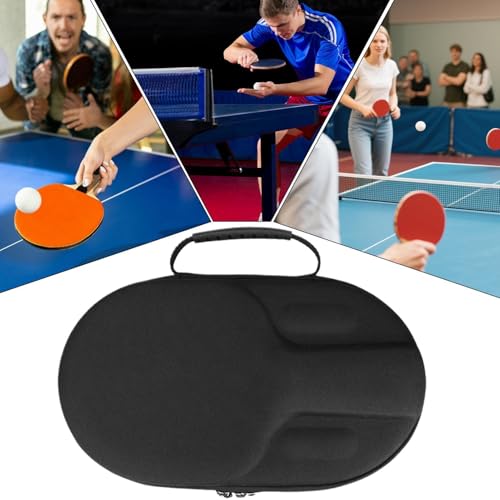 Estuche de tenis de mesa impermeable con carcasa dura resistente a impactos y forro suave 5
