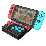 【ipega公式製品】小型アーケード ミニアケコン アーケードコントローラー ミニファイティングスティック 格闘ゲームコントローラー TURBO連射機能搭載【Nintendo Switch専用】【日本語取扱説明書】