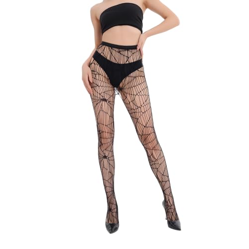 Image of Womens Suspender Pantyhose High Waist Fishnet Tights Fishnet Stockings Thigh High Stockings