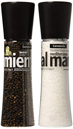 Carmencita Molinillos de Sal y Pimienta Negra - 1 paquete Cover