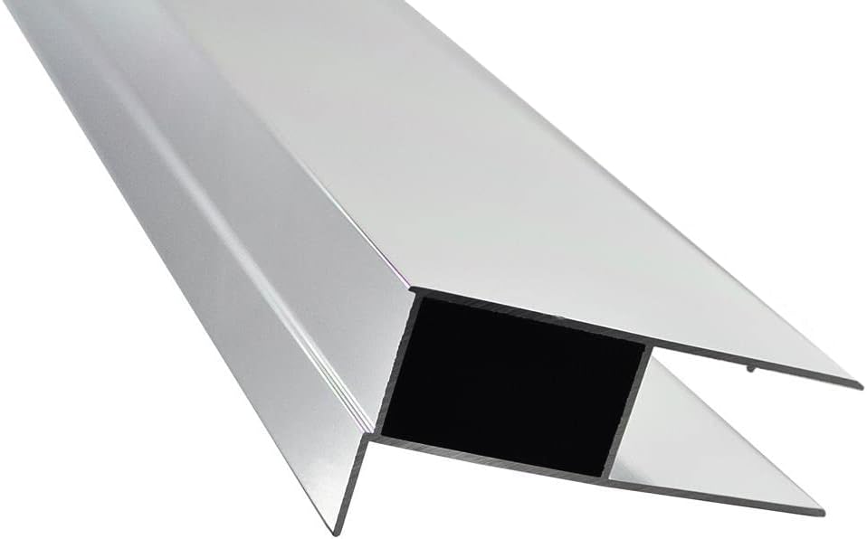 1900mm Chrome Profile Extension Up to 20mm Wall Adjustment Kit Shower ...