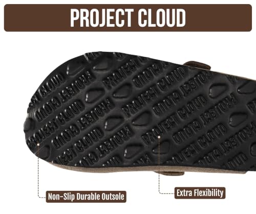 Image of Project Cloud Kids 100% Genuine Leather Non Slip Clogs with Cork Footbed