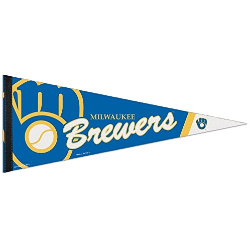Fanion MLB Milwaukee Brewers 30,5 x 76,2 cm décoration murale baseball