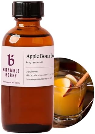 Bramble Berry Apple Bourbon Fragrance Oil 2 oz | Warm Apple, Vani...