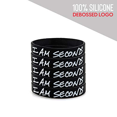 I Am Second 5-Pack Classic Youth/Small Silicone Wristbands