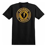 Thunder Skateboard Trucks Shirt Charged Grenade schwarz/gold Herren, schwarz / gold, Klein