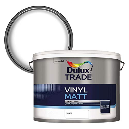 Dulux Trade Vinyl Matt Pure Brilliant White-10 L