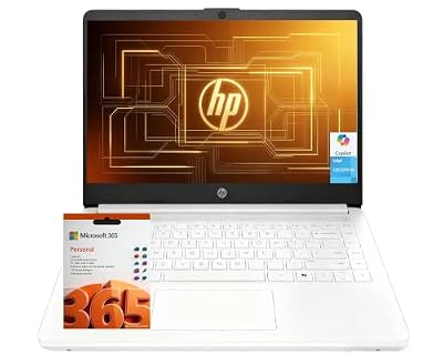 2026 Elite 14'' HD Thin and Light Premium Laptop with Intel Dual Core Processor by HP, 4GB RAM 64GB eMMC, Built-in Webcam & Microphone, Portable Business Notebook for Office, Study, Microsoft 365
