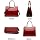 Bolso Satchel de Mujer con Asa Superior y Cuero Sintético miniatura 4