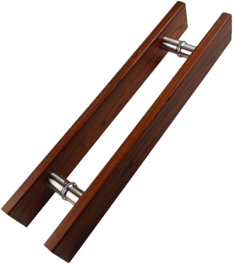 S Door Handle Hotel Villa Sliding Solid Wood Primary Color Carved