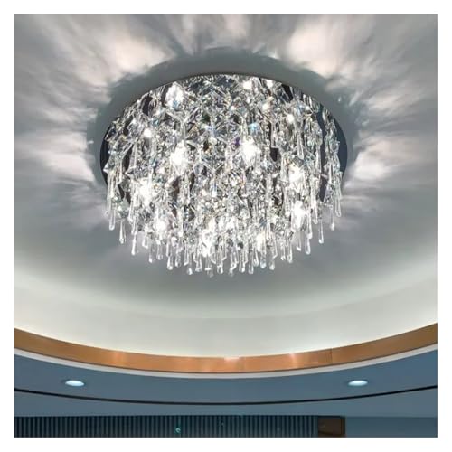 Plafonnier en cristal de luxe pour l'éclairage raffiné de la chambre