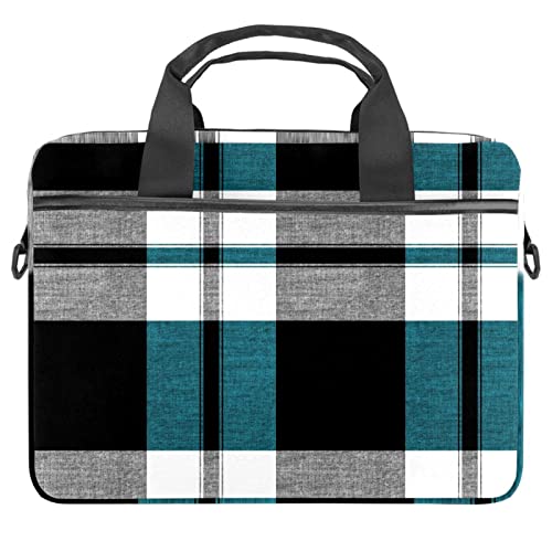 Sacoche ordinateur portable 13 à 14.5 pouces noire mallette bandoulière fine