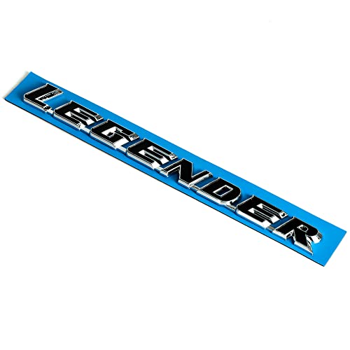 Image of KMH Logo Emblem Plate (LEGENDER) Rear Logo for Toyota FORTUNER 2020