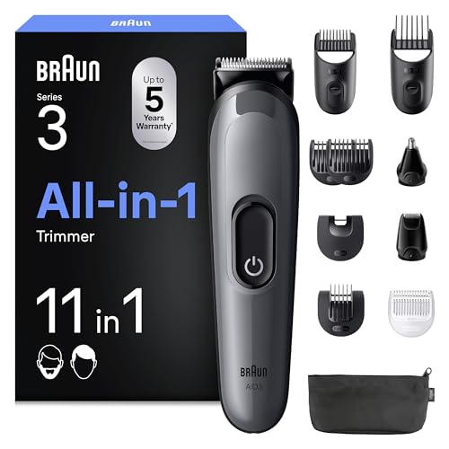 Braun All-in-One Trimmer-Set 3, 11-in-1 Multigroom, Barttrimmer...