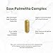 Saw Palmetto Supplement with Pumpkin Seed, 300 Capsules | Promotes Prostate Health | DHT Blocker | Hair Growth Vitamins, Maintain Normal Urinary Frequency