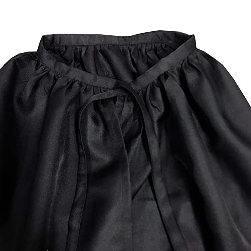 Gothden Langer Umhang für Erwachsene, Unisex, für Weihnachten, Halloween, Cosplay, Kostümparty, Schwarz, XXL