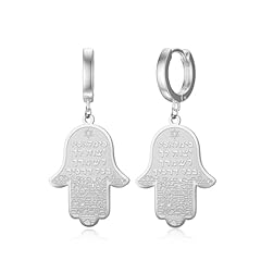 silver hoop earrings