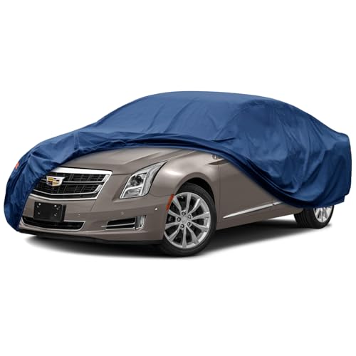 Image of Kaugung Heavy Duty Car Cover Custom Fit Cadillac XTS (2012-2020),Waterproof All Weather Resistant Outdoor Sun Rain Dust Snow Protection with Anti-Theft Lock.(USA Warehouse,Within 3-7 Days)