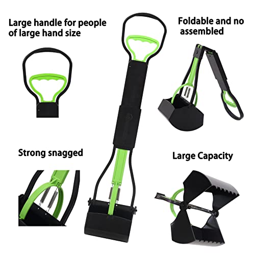Living Express Pooper Scooper For Large Dogs With Long Handle, Premium And Durable Material For Easy Grass And Gravel Pick Up #TOP2