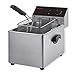 EMGA 688008 CaterChef CNS 18/10 frytkownica, 33,1 cm x 41 cm x 26,5 cm, 8 litrów, 3250 W