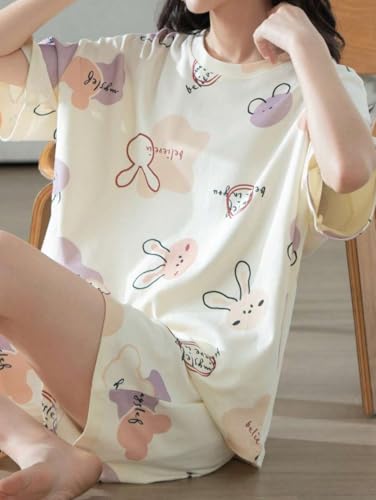 Image of Louis Luxe Women's Cotton Blend Pajama Set