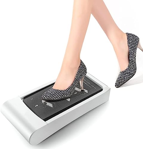 NOALED Dispensador Automático de Cubiertas de Zapatos, Bolsas de Plástico para Cubiertas de Zapatos Máquina de Cubiertas de Zapatos con Película Adecuada para Zapatos(600 Moldes para Zapatos)