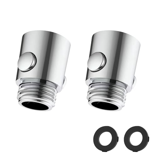 YMWALK New 2-Pack G1/2 Shower Shut Off Valve, Universal Water Flow Control Valve, Durable Shower Valve for Handheld Showerhead, Reduces Water Use, Easy Installation.