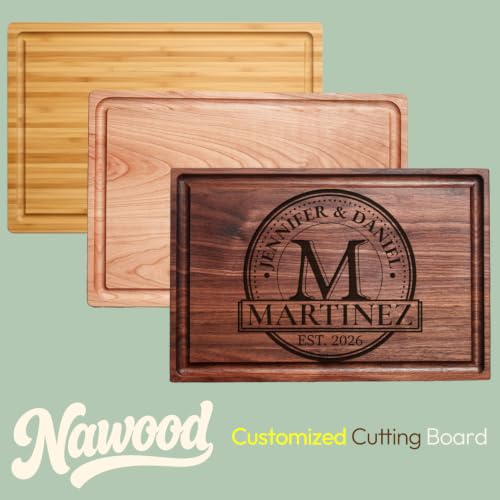 Tabla de cortar personalizada de madera grabada miniatura 2