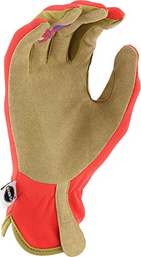 Miracle-Gro MG86201 Synthetic Leather Palm Gloves – [Orange, Medium/Large], Touchscreen Compatible - image 3