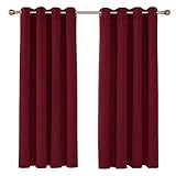 vorhang rot gestreift Pflegeweise: Man kann die Verdunkelungsvorhänge mit Wasser bis 30 Grad waschen. Die Verdunkelungsgardinen werden bis 110 Grad gebügelt.