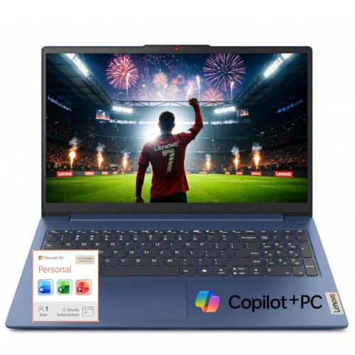 Image of Lenovo Essentia 15.6 inch FHD Laptop Computer, 8GB RAM, 128GB SSD, Intel N150 CPU, 2026 Edition, Long Battery Life, High Performance, Windows 11 with Microsoft 365, for Work & School
