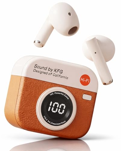 Image of Aura TWS Earbuds with Digital Display, BT 5.49+ENC for Clear Calling, Low Latency Gaming Wireless Headphone, 36 Hours Play, Immersive Sound, Touch Control, IPX4 & Voice Assistance. Brown