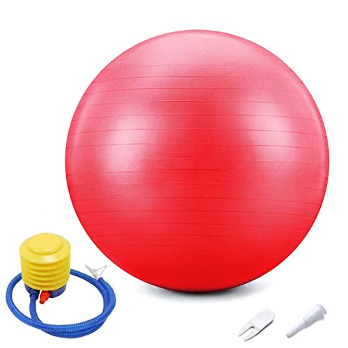 Ballon Fitness Yoga Pilates Ball, 45-95cm, Entraînement Physiothérapie Ballon D'accouchement pour Yoga, Ballon Gymnastique Anti-éclatement, Pompe Air Cadeau...