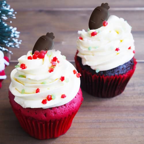 sofliym Mini Carrot Silicone Molds for Candy Gummy Chocolate, Small Carrots Easter Silicone Molds, Rabbit Bunny Treat Mold with Scraper (carrot)