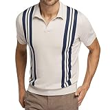 Innerternet Herren Polohemd Kurzarm Sleeve Slim Fit Polo Hemd Klassisch Sommer-Hemd Male Kurzarmhemd Strick Top Elegante Golf T-Shirt Umlegekragen Businesshemden Hübsches