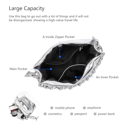 PU Drawstring Bucket Bag Handbag with Crossbody Design for Women Elegant Bucket Bag4