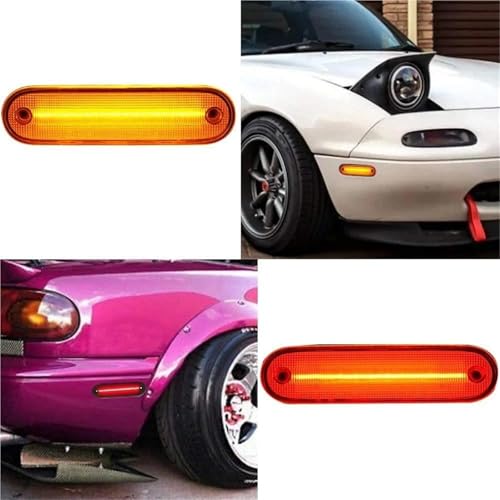 Luces LED de posición lateral transparentes para sustituir intermitentes de Mazda MX-5 6