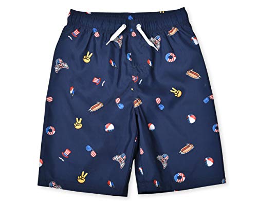 Jachs Ny 2-Pack Quick Dry Beach Boys Swim Trunks Board Shorts Navy - Royal #TOP2