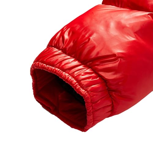 Men's Thermal Shiny Hooded Down Jacket,Warm Metallic Down Coats WaterResistant Down Coats Insulated Padded Puffy2