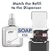 PURELL Brand HEALTHY SOAP Foam, Fresh Scent, 1200 mL Refill for PURELL ES6 Automatic Soap Dispenser (Pack of 2) - 6477-02 - Manufactured by GOJO, Inc.