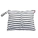 Damero 3pcs Travel Wet and Dry Bag with Handle for Cloth Diaper, Pumping Parts, Clothes, Swimsuit and More, Easy to Grab and Go, Gray Strips