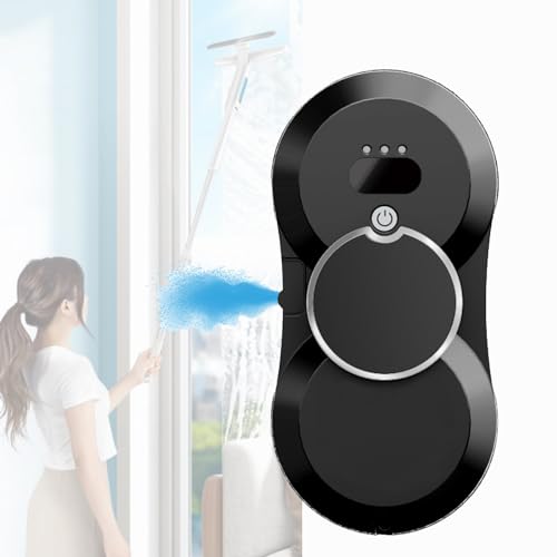 Spdazzleburst Robot Limpiador De Ventanas Inteligente, Agua Automática, Succión De Doble Ventosa, Succión 5600 Pa, Adecuado Para Ventanas De Gran Altura Para Exteriores E Interiores,Black Spdazzleburst Robot Limpiador De Ventanas Inteligente, Agua Automática, Succión De Doble Ventosa, Succión 5600 Pa, Adecuado Para Ventanas De Gran Altura Para Exteriores E Interiores,Black